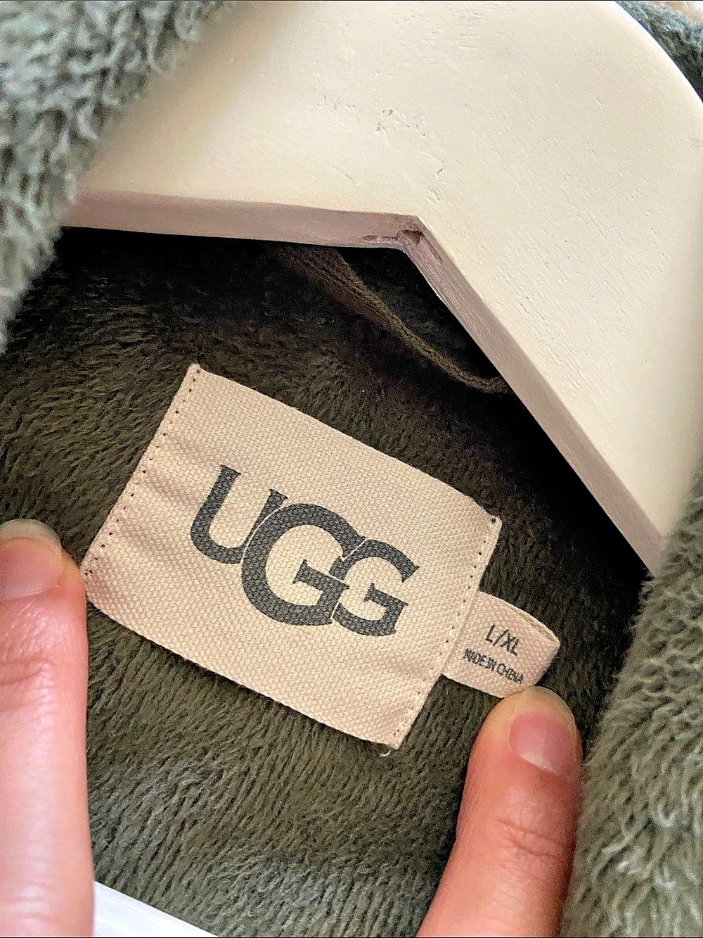 UGG Duffield II Robe Green Size Large - Picture 2 of 3